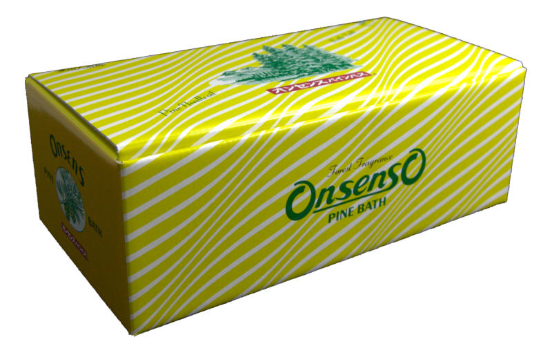 オンセンス 入浴剤 小袋（50g×30個入） 箱入り パインバス | ノット