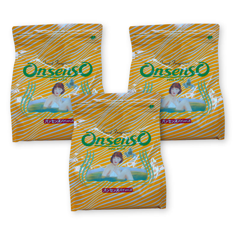【送料無料 オンセンス 入浴剤 3パック（2.1kg×3） パインバス】