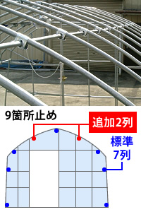 ストロングハウス　直管9箇所どめ