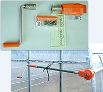 在庫8個 処分特価[8個]くるっ子50 谷巻上資材 楽天市場】誠和 ハウス巻上げ換気装置 くるっ子50 谷換気・サイド換気