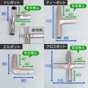 ポット 19ミリパイプ用（内ジョイント）