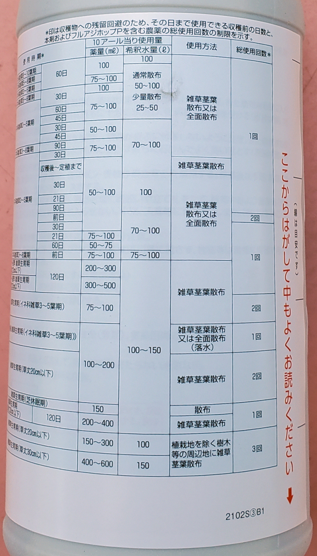 農薬通販.jp】ワンサイドP乳剤(500ml) 1ケース(20本入) 【20,000円
