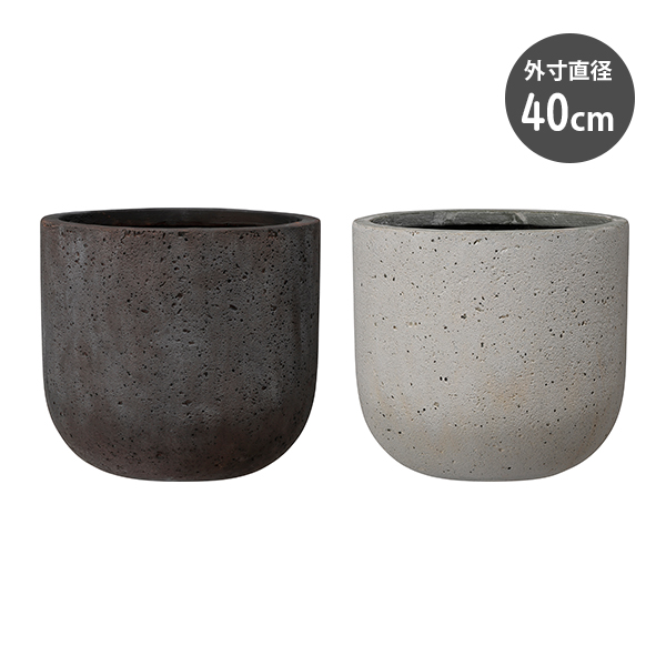 ファイバーセメント製／植木鉢／プランター】ロッカー Uポット 40cm