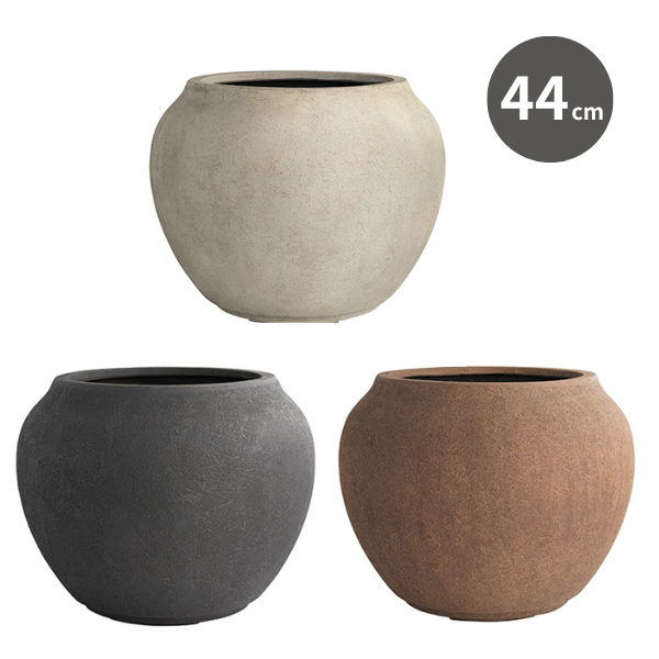 鉢・プランター ROOST 植木鉢／軽量鉢／プランター】ルノ シャロー ジャー 44cm（EB