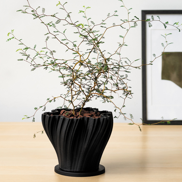 陶器植木鉢 COM WORK STUDIO【美品】 インテリアにおすすめの鉢