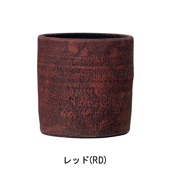 流木インテリア ラダー シャビー 陶器/ラスティック製／植木鉢】ジャヤ シリンダー 32cm (RS-JC3232)