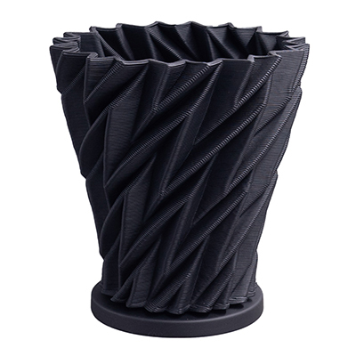 インテリア鉢／室内用植木鉢／陶器鉢／黒鉢】ラミン02 ホワイト