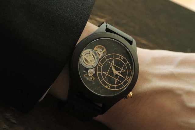 NOZ TIMEPIECES ダブルムーブメントモデル／ラルビカイト 45mm 廃盤 DOUBLE MOVEMENT MODEL ダブルムーブメントモデル