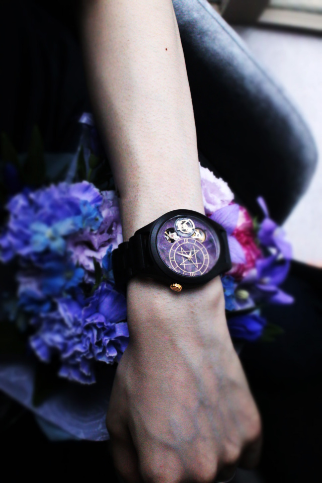 DOUBLE MOVEMENT MODEL ダブルムーブメントモデル/チャロアイト 45mm 