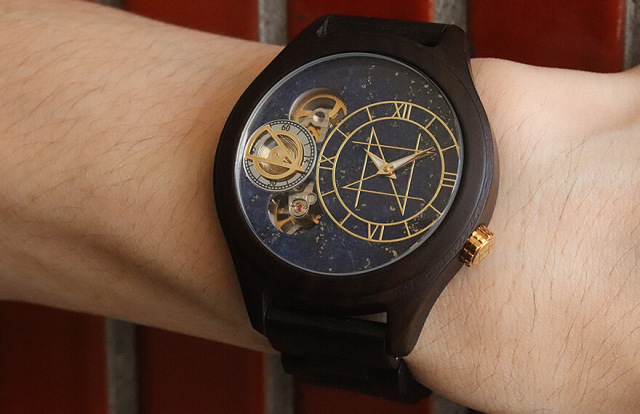 DOUBLE MOVEMENT MODEL ダブルムーブメントモデル／ラピスラズリ 45mm  