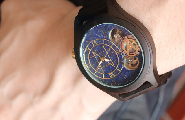 DOUBLE MOVEMENT MODEL ダブルムーブメントモデル／ラピスラズリ 45mm  