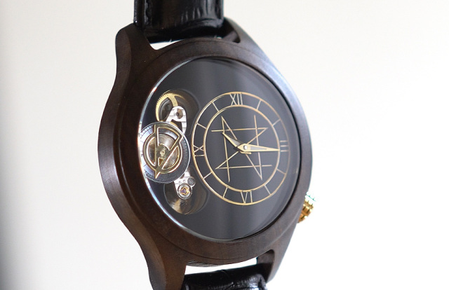 DOUBLE MOVEMENT MODEL ダブルムーブメントモデル／オニキス 45mm  
