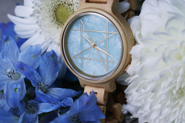 36mm limited】Quartz Model / Aquamarine Natural Bamboo Band NOZ