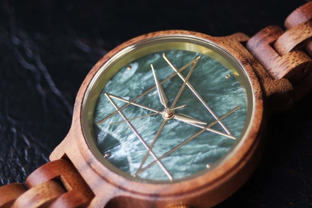 Quartz Model / Seraphinite Natural Acacia Band NOZ natural