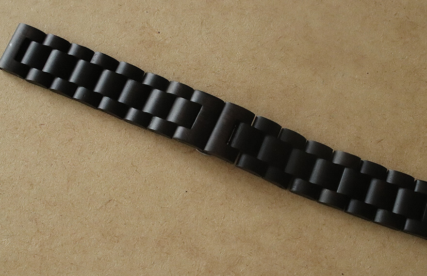 STRAP / Double movement only / Natural ebony band