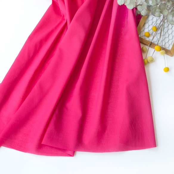 布帛 シャツやブラウスに コットンローン マゼンダピンク オーダーカット 布帛 シャツやブラウスに コットンローン マゼンダピンク オーダーカット