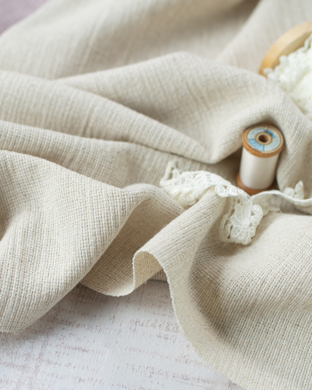 cotton  制作費 布帛】ナチュラルソフトビンテージワッシャー加工ざっくりコットン