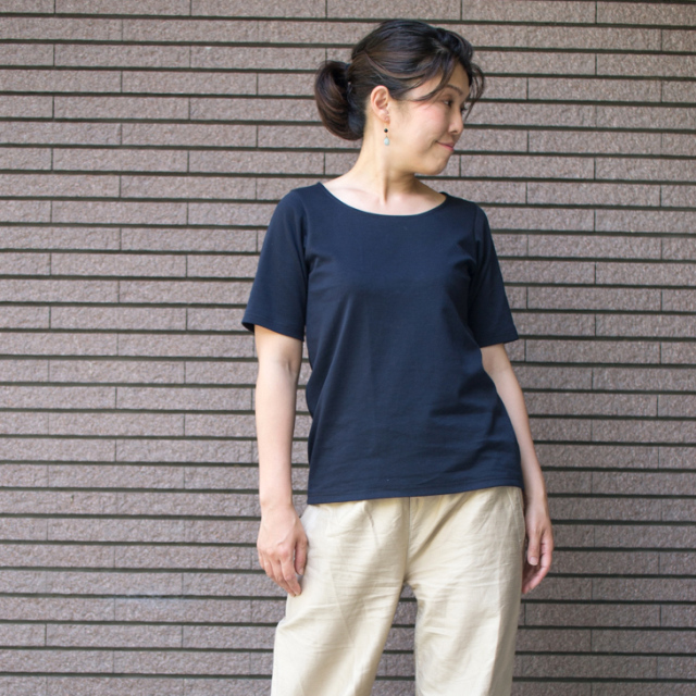 【プレゼントパターン】ポンチニットでつくるTシャツ
