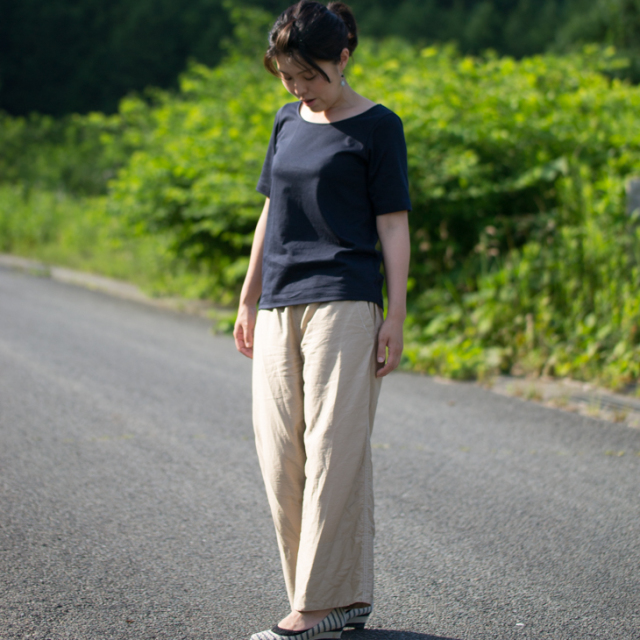 【プレゼントパターン】ポンチニットでつくるTシャツ
