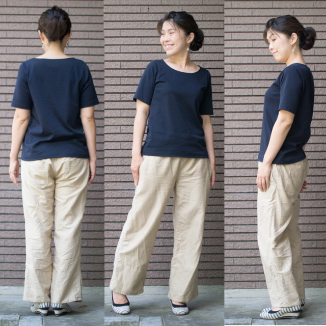 【プレゼントパターン】ポンチニットでつくるTシャツ