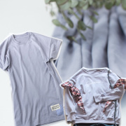 【ニット】40/2 クラシック天竺（ライラックグレー）オーダーカット