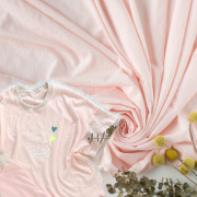 【ニット】天竺ニットのように使える♪アイレットジャガードニット（パウダーピンク）オーダーカット