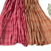 【特価】※１ｍ単位で販売※訳あり☆やわらかチェックジャガード（２色）オーダーカット