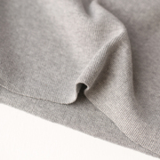 【ニット】付属用・綿100％厚手フライス（グレー杢）オーダーカット