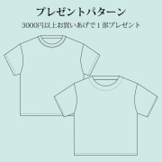 【プレゼントパターン】ワイドな半袖Tシャツ2022