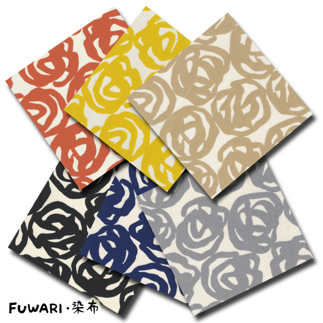 FUWARI・染布 シリーズ 1m単位切り売り オックス プリント 幾何柄 6色あります 生地 布 布地 北欧 北欧柄 北欧風 北欧風生地 北欧柄生地 コットン 生地通販 レトロ オックス生地 おしゃれ かわいい 柄 セール オックスフォード