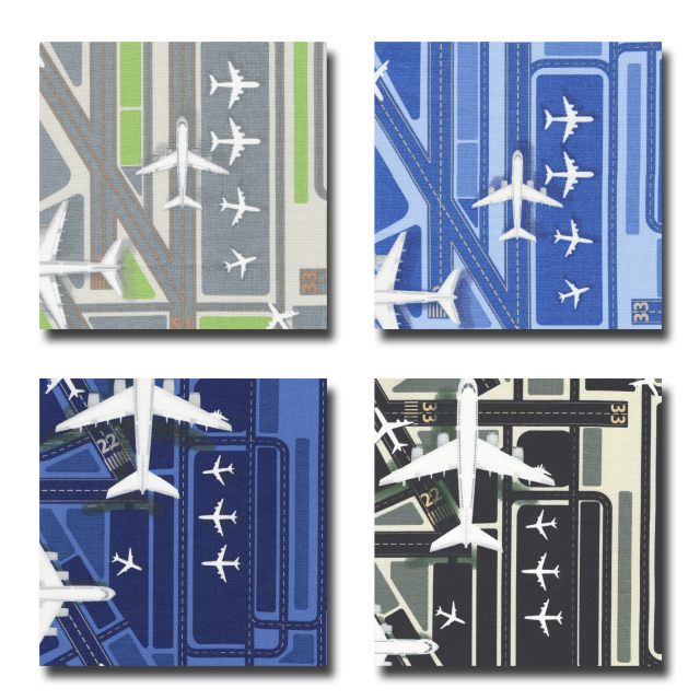 1m単位切り売り オックス プリント エアポート 4色あります 生地 布 布地 飛行機 乗り物 柄 入園 オックス生地 オックスフォード オックスフォード生地 かわいい おしゃれ オシャレ セール
