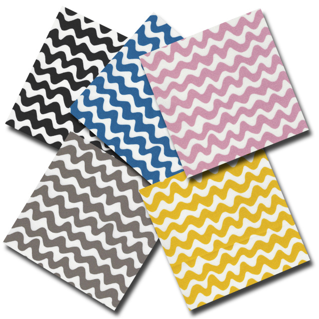 1m単位切り売り オックス プリント ナミナミ NamiNami 5色あります 生地 布 布地 コットン 太 ボーダー 北欧 北欧柄 北欧風 かっこいい おしゃれ かわいい 男の子 女の子 オックス生地 オックスフォード 柄 sale