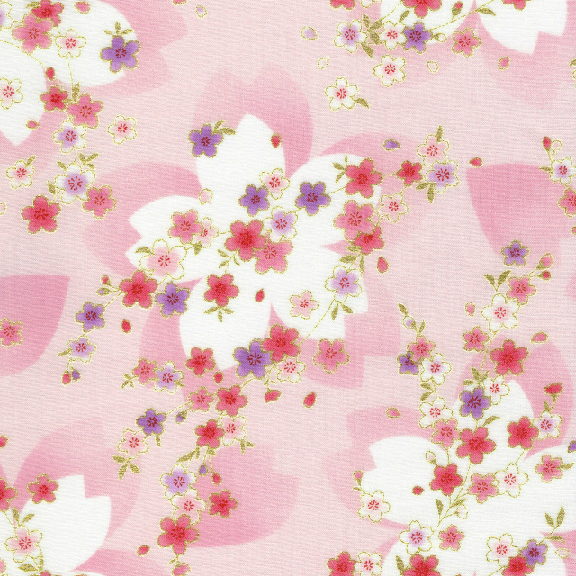 二重ガーゼ ダブルガーゼ 布和里・染布 シリーズ 1m単位切り売り 和柄 和調 金襴 金粉 ぼかし桜 ピンク系 生地 布 布地 和風 桜 桜柄 花柄 モダン パステル ピンク レトロ かわいい おしゃれ 赤ちゃん 専門店 柄 ダブルガーゼ生地セール