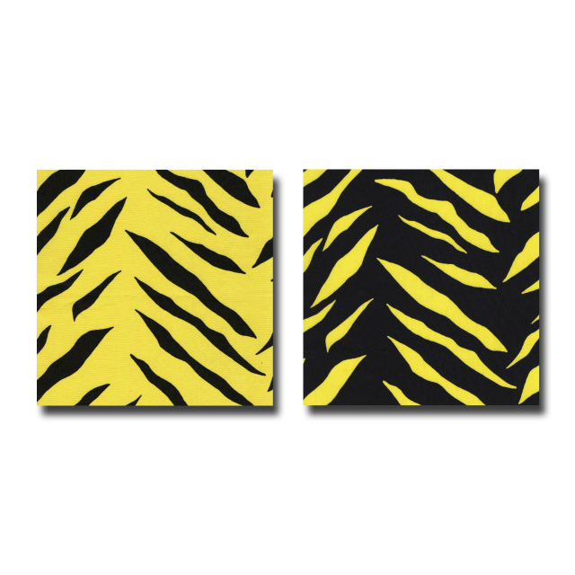 1m単位切り売り ブロード プリント 在庫限りの虎柄 2色あります