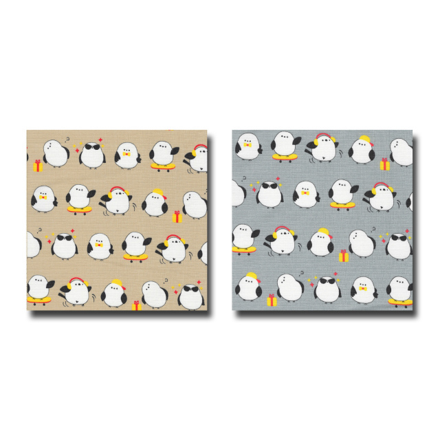 1m単位切り売り オックス プリント ぷくぷく シマエナガ 2色あります 生地 布 布地 シマエナガ しまえなが 鳥 鳥柄 とりがら かわいい 可愛い 入園入学 入園 入学 準備 入園準備 コットン 100 男の子 女の子 セール オックス生地