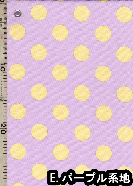 1m単位切り売り オックス プリント ゆめかわ ドット 約2.5cm水玉 3色