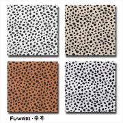 二重ガーゼ ダブルガーゼ FUWARI・染布 シリーズ 1m単位切り売り ダルメシアン 2nd 4色あります 生地 布 布地 ダルメシアン柄 犬 犬柄 モノトーン ダブルガーゼ生地 二重ガーゼ生地 ベビー 赤ちゃん 布地通販 レトロ 動物 動物柄