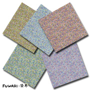 FUWARI・染布 シリーズ 1m単位切り売り スケアー プリント 小花2 5色あります 生地 布 布地 スケア 小花 小花柄 花 花柄 パッチワーク かわいい おしゃれ コットン レトロ 布地通販 北欧