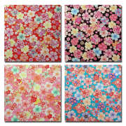 四季彩爛漫シリーズ 1m単位切り売り 綿ちりめん風 エンボス 和柄 和調プリント 金粉桜花満開 4色あります 生地 布 和柄 和調 さくら さくら柄 サクラ サクラ柄 桜 桜柄 花 花柄 ゴールド 綿 かわいい