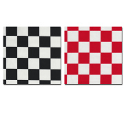 【インテリアプリント】約3cm角 チェッカーフラッグ 2色あります 1m単位で切り売りいたします