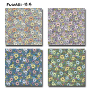 二重ガーゼ ダブルガーゼ FUWARI・染布 シリーズ 1m単位切り売り 小花1 4色あります 生地 布 布地 wガーゼ 二重ガーゼ生地 赤ちゃん ベビー 小花 小花柄 花 花柄 パッチワーク コットン レトロ 布地通販 かわいい 可愛い おしゃれ 手芸