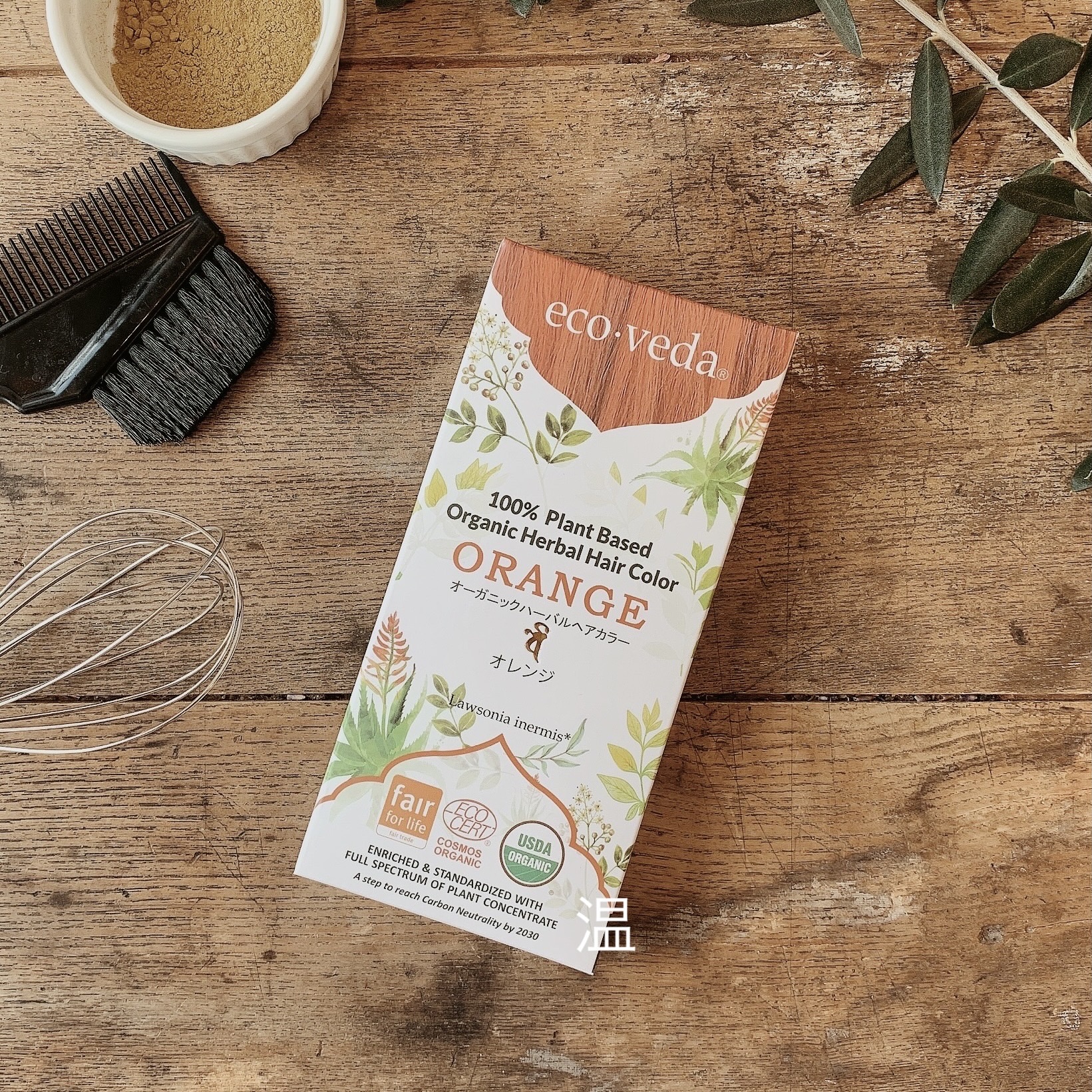 エコヴェーダ ecoveda オーガニックハーバルヘアカラー レッド。メール