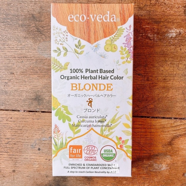 エコヴェーダ ecoveda オーガニックハーバルヘアカラー ブロンド
