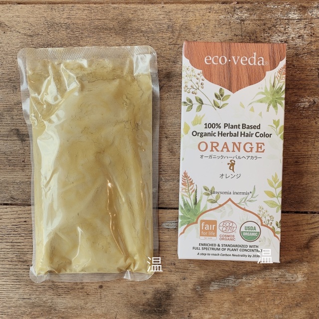 エコヴェーダ ヘナ オレンジ ecoveda オーガニックハーバルヘアカラー