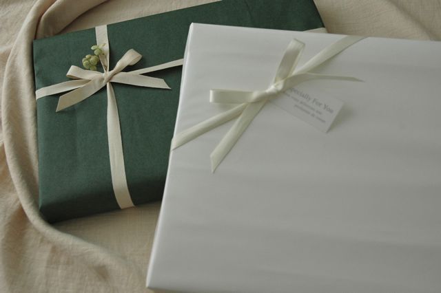 ギフトラッピング 箱＋包装＋リボン