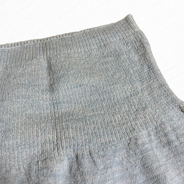 大法紡績」冷えとりスパッツ。天然素材のシルク＆ウールW（絹と羊毛）。