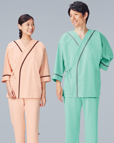 300　KAZEN(カゼン)　ニット検診衣・甚平型(上下別売り)