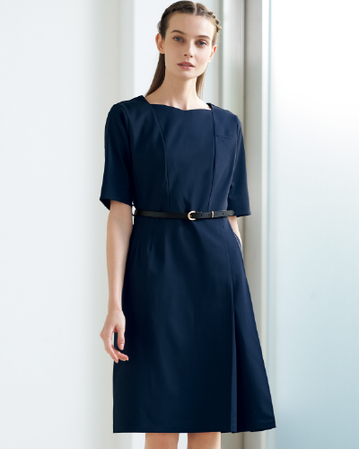 3020SC　 ベルト付きワンピース　FOLK(フォーク)×Nuovo(ヌーヴォ)