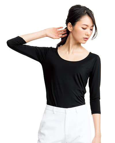 9003　FOLK(フォーク)　ぽかぽかレディスカットソー