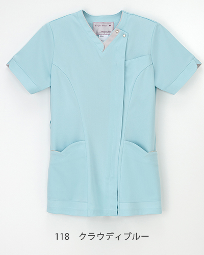 6132 スクラブ ナガイレーベン Nagaileben Brigth Days ブライトデイズ 白衣 看護衣 介護服 エステウェア 受付事務 服の通販ショップ ナースウェアドットコム